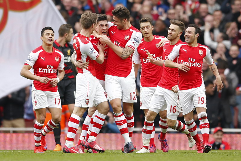 Liga Champions Skuad Arsenal. Foto : Ist