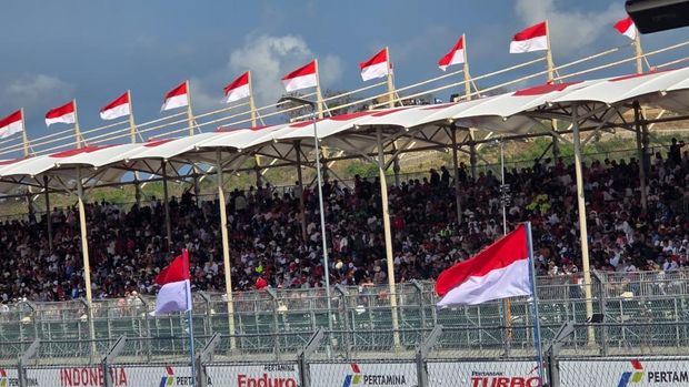 Penonton MotoGP Mandalika 2025 temus 140ribu. Foto : Ist