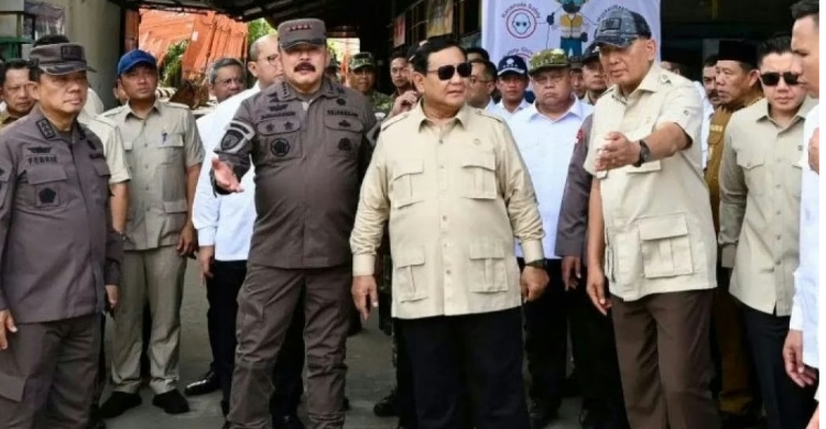Presiden Prabowo kunker di Bangka Belitung. Foto : Ist