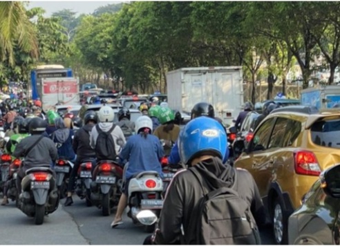Proyek Galian Rampung Lebih Cepat, Kemacetan di Jalan TB Simatupang Mulai Terurai Ilustrasi kemacetan. Foto : Ist