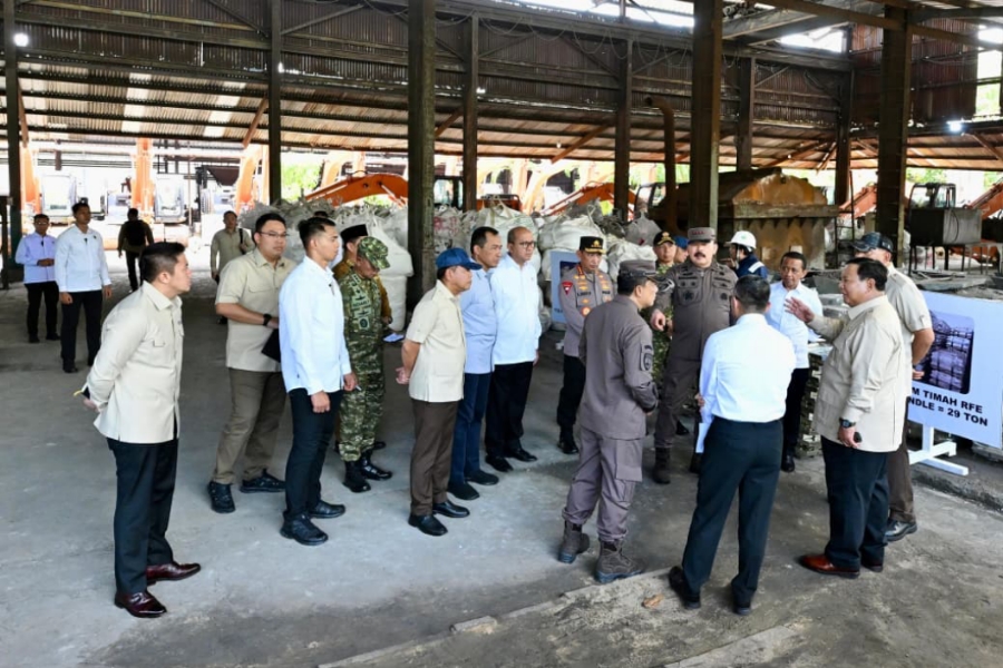 Presiden Prabowo saat kunker di Bangka Belitung, Senin (6/10/2025). Foto : Ist