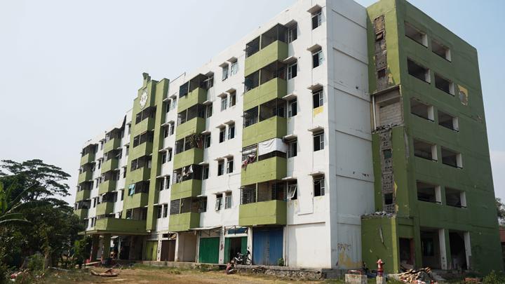 Salah satu tower Rusun Marunda. Foto : Ist