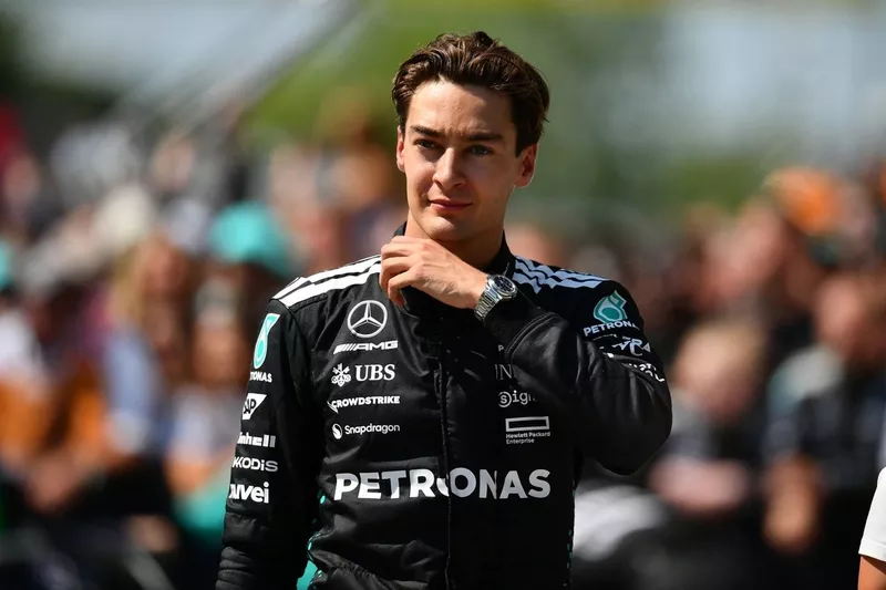 Tetap Jadi Andalan Mercedes, George Russell Dikontrak Rp 576 M per Tahun Pembalap F1 dari Tim Mercedes George Russell. Foto : Ist