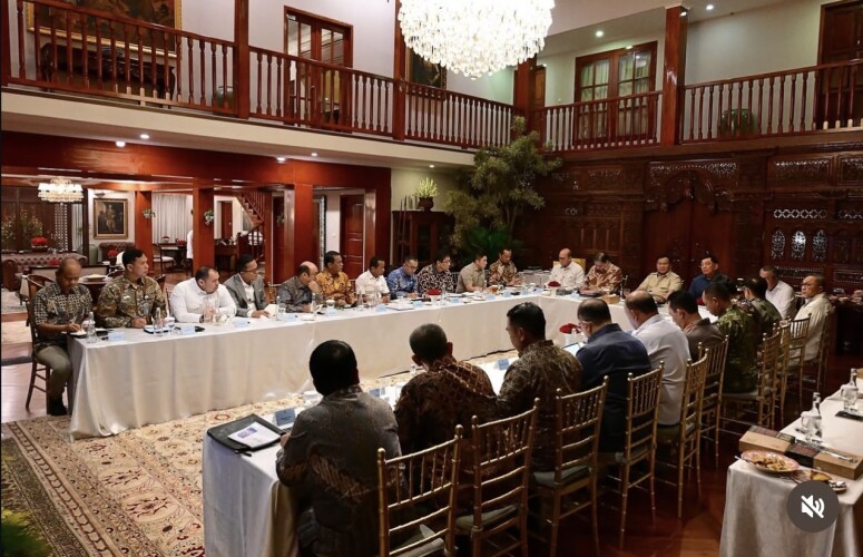 Rapat Kabinet dipimpin Presiden Prabowo. Foto : Ist