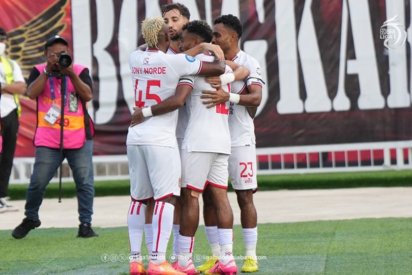 Selebrasi skuad Malut United. Foto : Ist