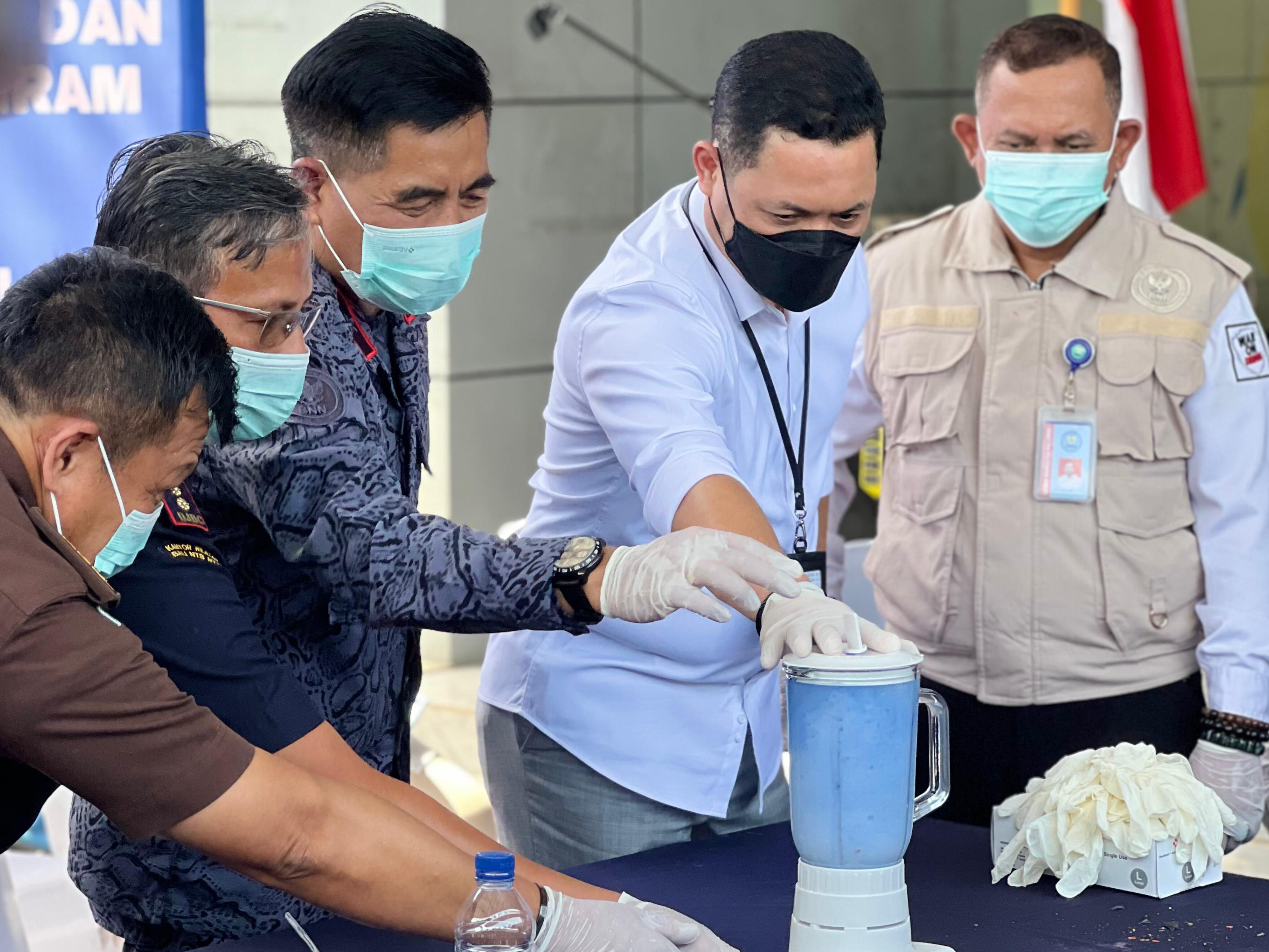 Seluruh barang bukti dimusnahkan sesuai prosedur. (Ist)