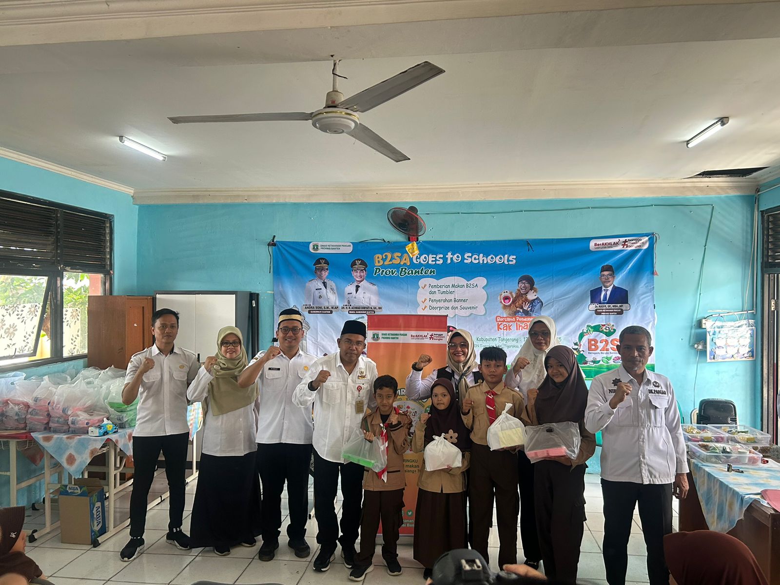 Kepala Dinas Ketapang Banten Nasir di sela-sela kegiatan B2SA Goes to School di SDN Tigaraksa 5, Kecamatan Tigaraksa, Kabupaten Tangerang, Rabu (12/11/2025).(Istimewa)