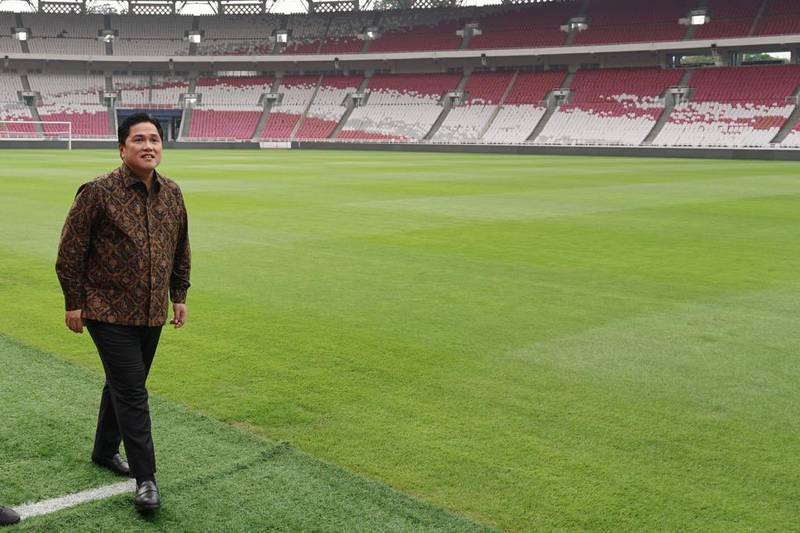 Erick Thohir Ketum PSSI. Foto : Ist