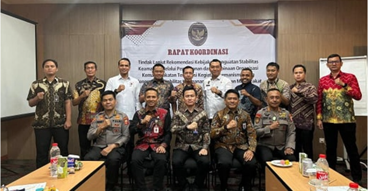 Rapat koordinasi terkait Ormas diselenggarakan Kemenko Polkam. Foto : Ist