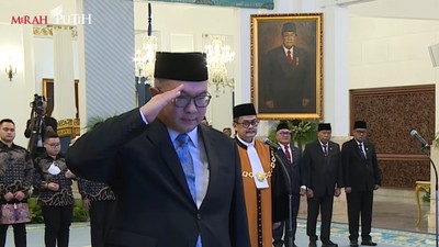 Arif Satria dilantik Presiden sebagai Kepala Badan Riset dan Inovasi Nasional (BRIN). Foto : Ist