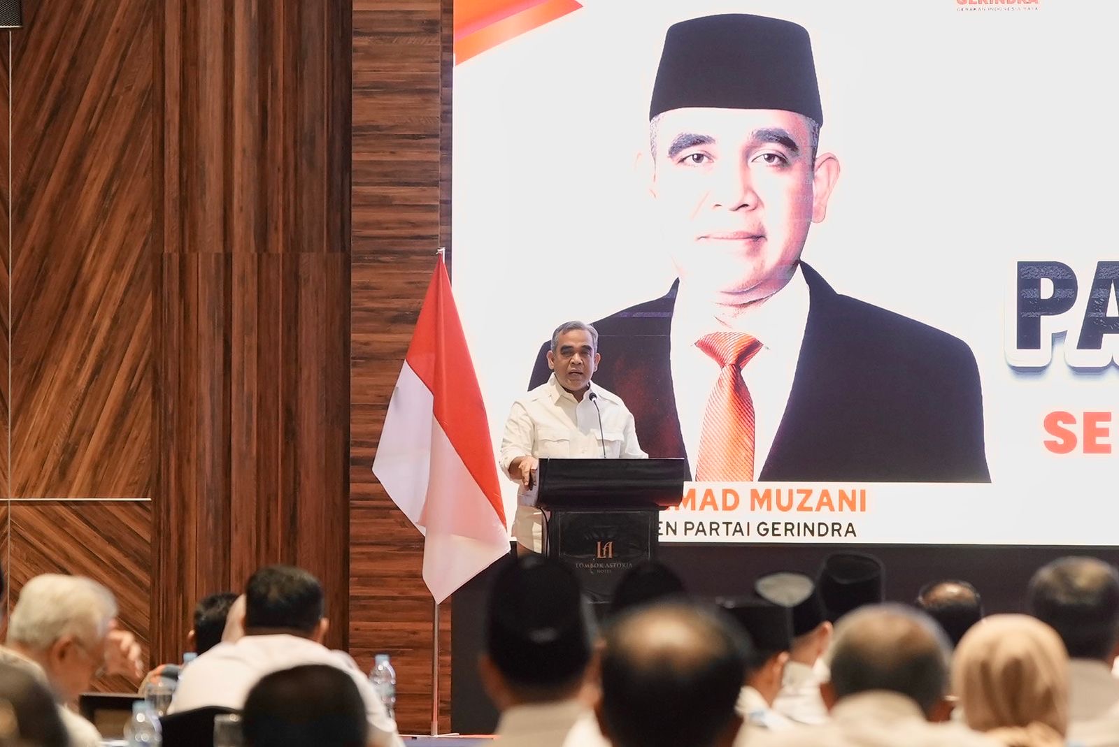 Sekretaris Dewan Pembina Partai Gerindra, Ahmad Muzani. Foto : Ist