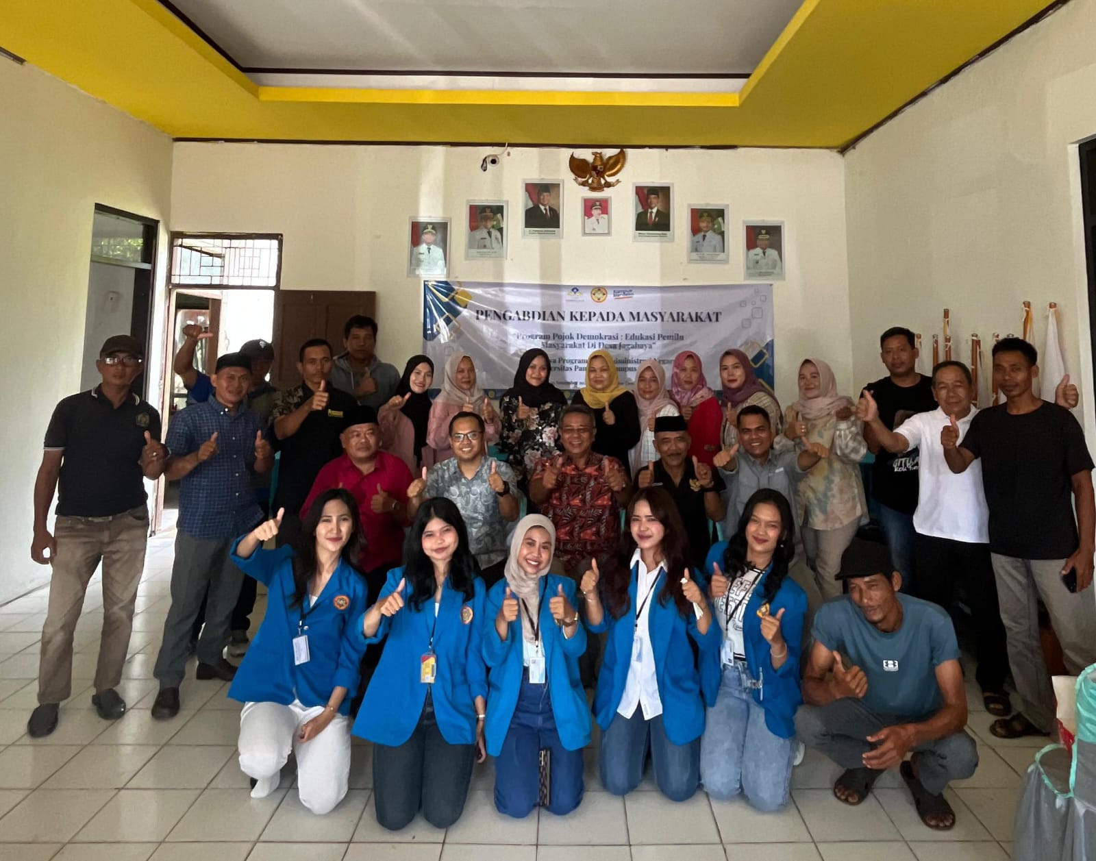 Dosen dan mahasiswa Universitas Pamulang (Unpam) Kampus Serang, melaksanakan kegiatan Pengabdian Kepada Masyarakat (PKM) di Desa Jagabaya, Kecamatan Warunggunung, Kabupaten Lebak, Jumat (21/11/2025).(Istimewa)