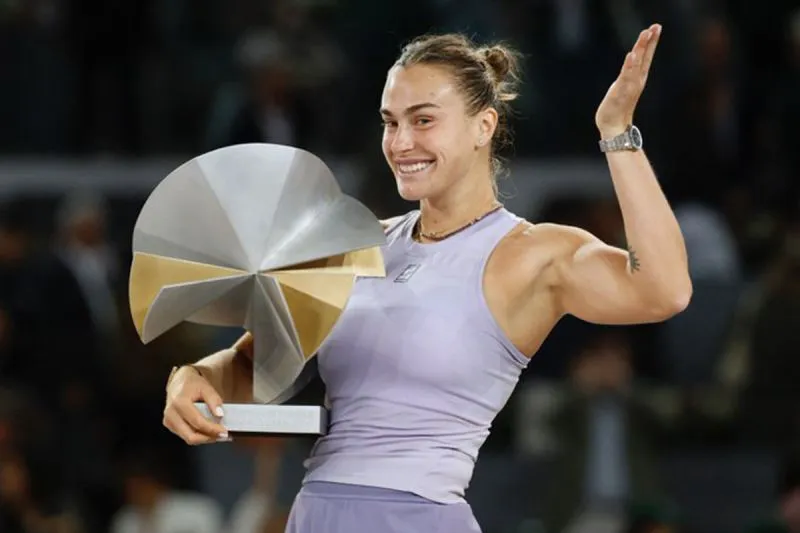 Petinis no 1 dunia Aryna Sabalenka. Foto : Ist