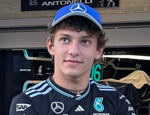 Pembalap muda Kimi Antonelli dari Mercedes AMG Petronas. Foto : Ist