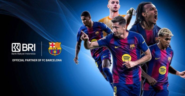 BRI Resmi Jadi Mitra Perbankan FC Barcelona. Foto : Ist