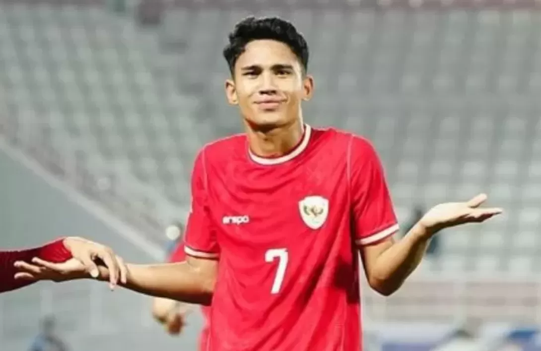 Marselino Ferdinan absen memperkuat Timnas di Sea Games 2025 karena cidera. Foto : Ist