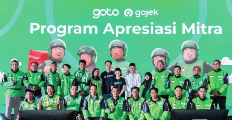 Apresiasi GOTO untuk pengemudi Gojek terbaik. Foto : Ist