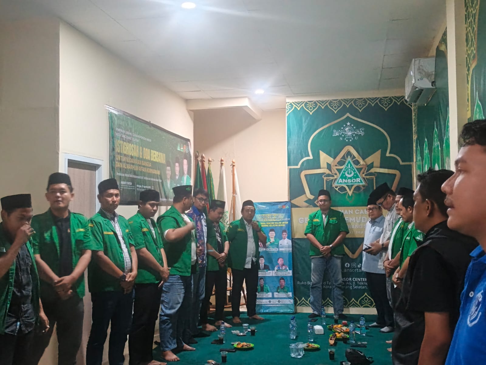 GP Ansor Kota Tangsel ajak anak muda Kita Tangsel untuk sama-sama tangani masalah sampah di Tangsel.