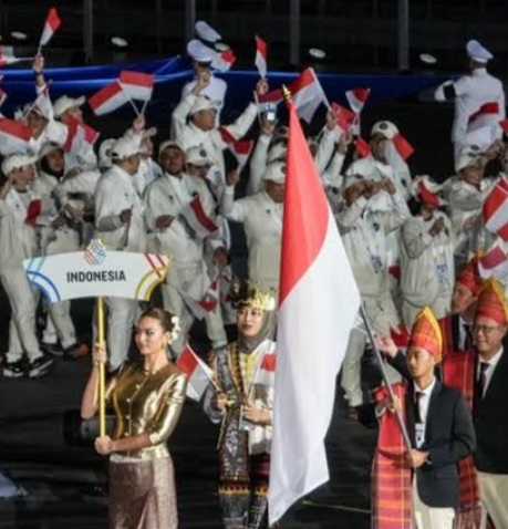 Kontingen Indonesia di SEA Games 2025 Thailand. Foto : Ist