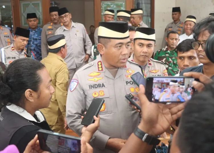 Kapolresta Tangerang Kombes Pol Indra Waspada saat memberikan keterangan pers. Foto : Ist