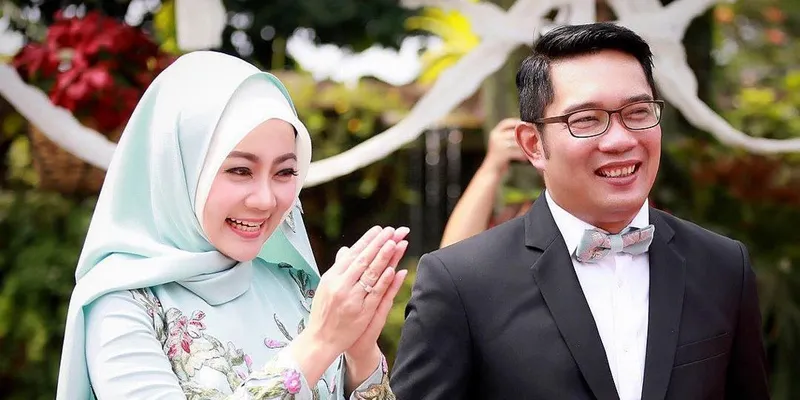 Ridwan Kamil dan Atalia Praraty. Foto : Ist