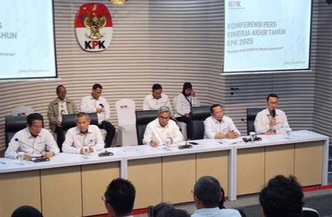 KPK saat memaparkan kinerja 2025. Foto : Ist