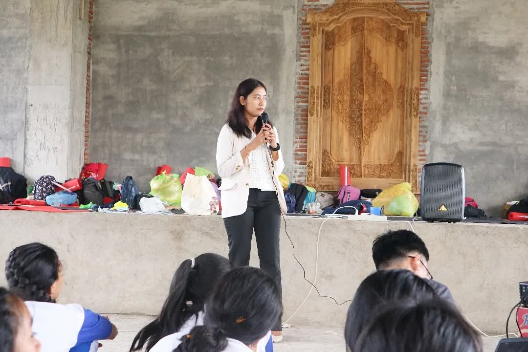 Ni Putu Virgi Eka Ayu Rasta dalam sebuah kegiatan.(ist)