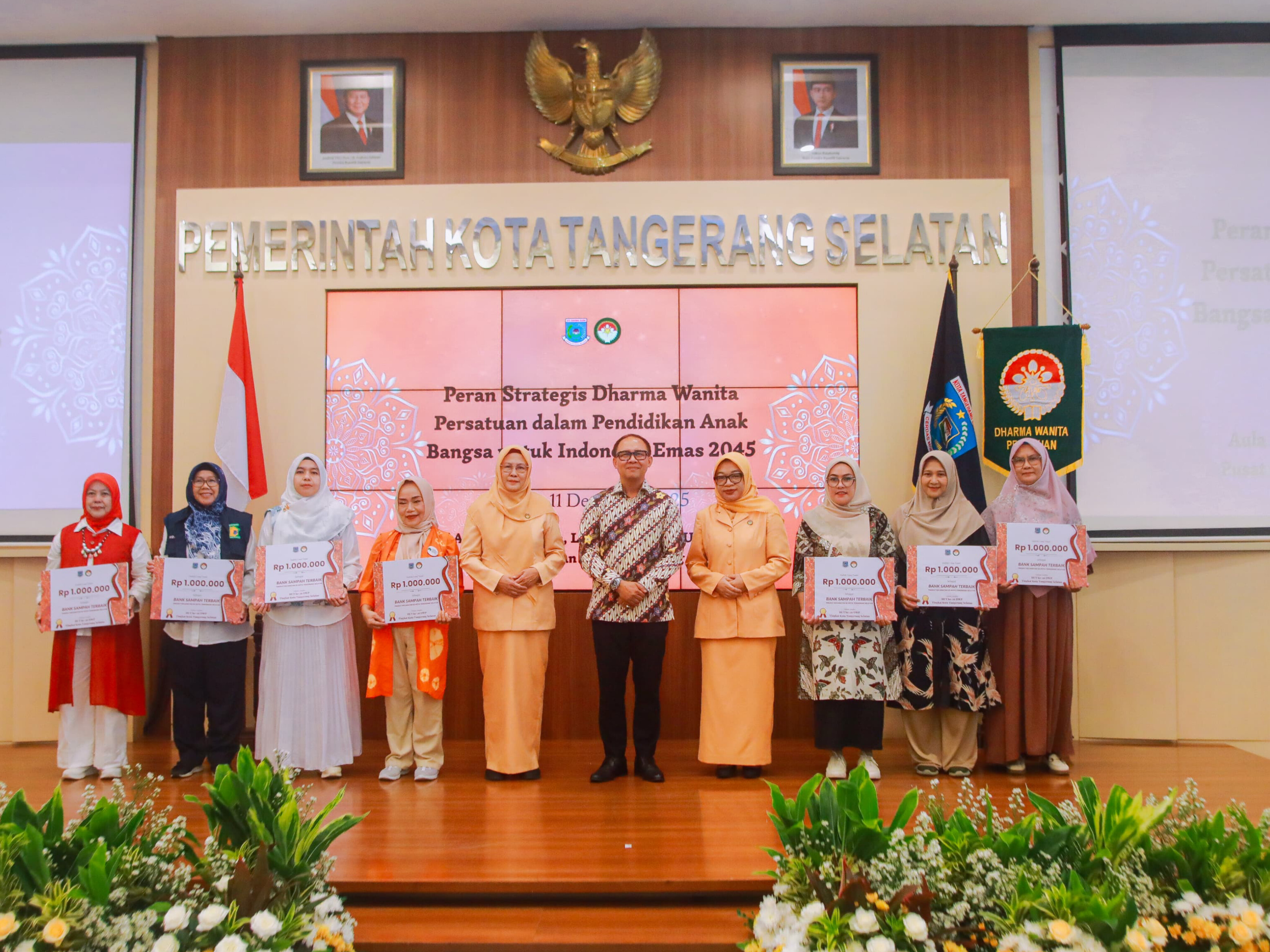 Peringatan HUT ke-26 DWP, yang berlangsung di Ruang Blandongan, Puspemkot Tangsel, Kamis (11/12). (tangselpos.id/rmn)