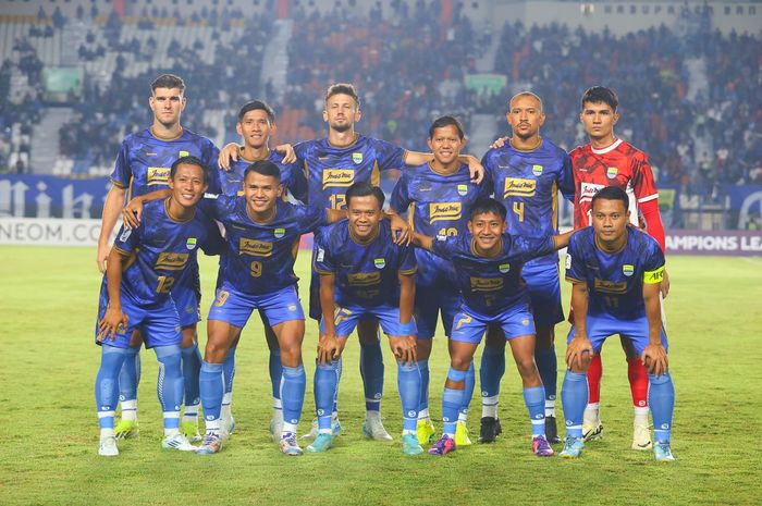 Skuad Persib siap hadapi Borneo FC di laga kandang. Foto : Ist