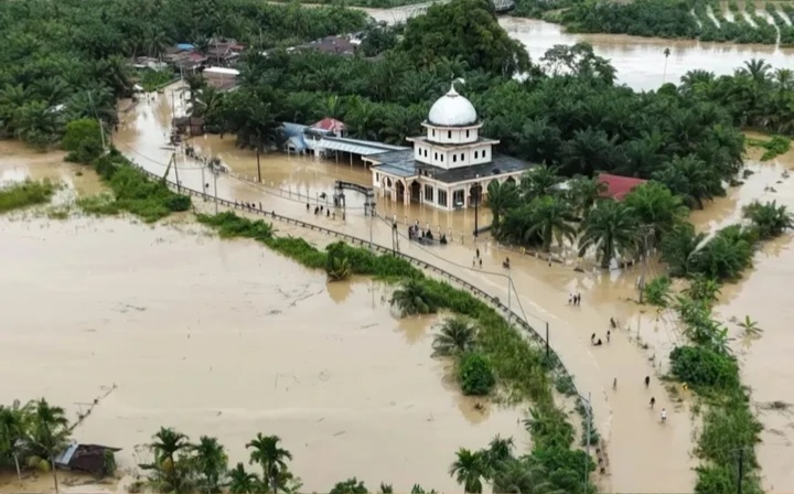 Musibah banjir di wilayah Aceh. Foto : Ist