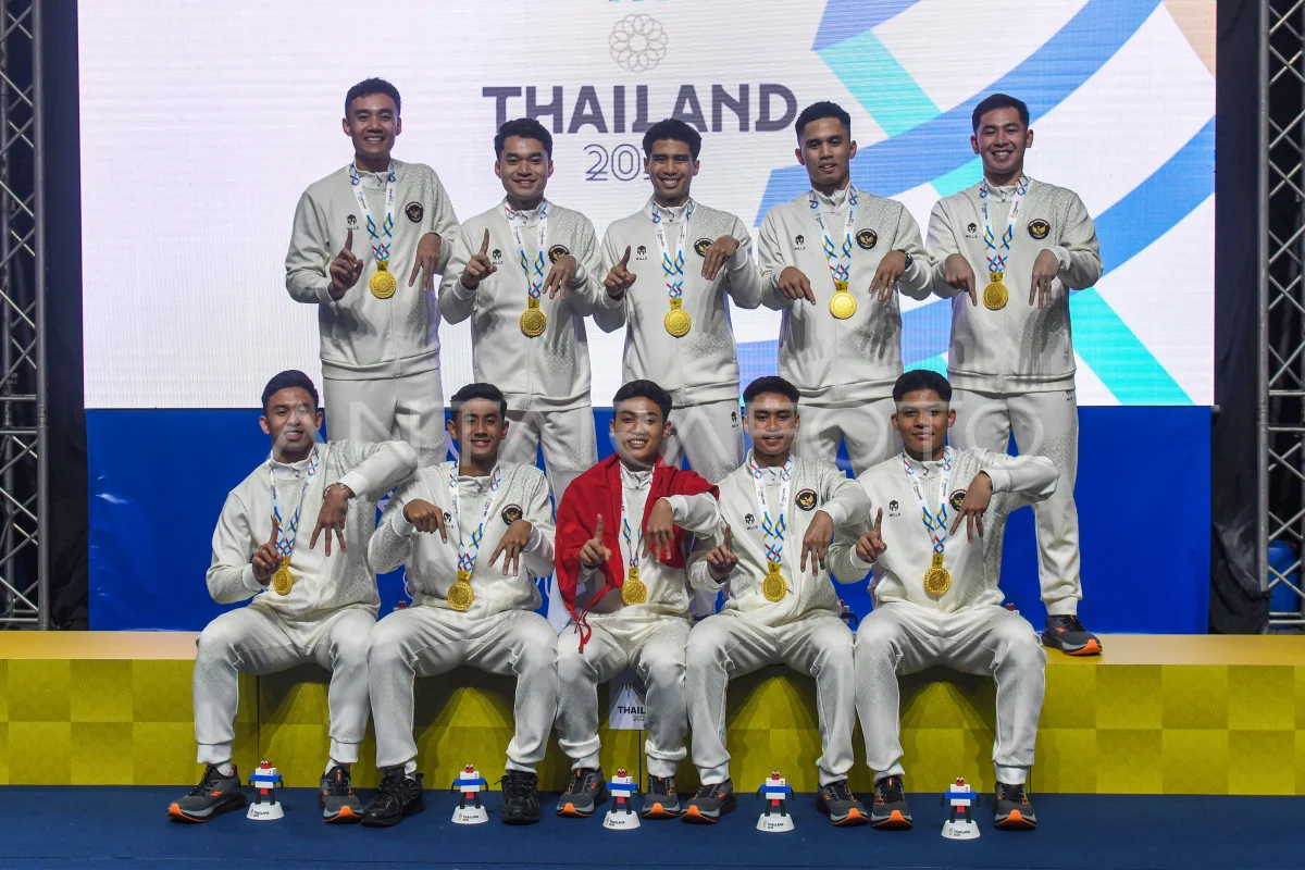 Tim bulutangkis putra SEA Games 2025 sukses penuhi target. Foto : Ist