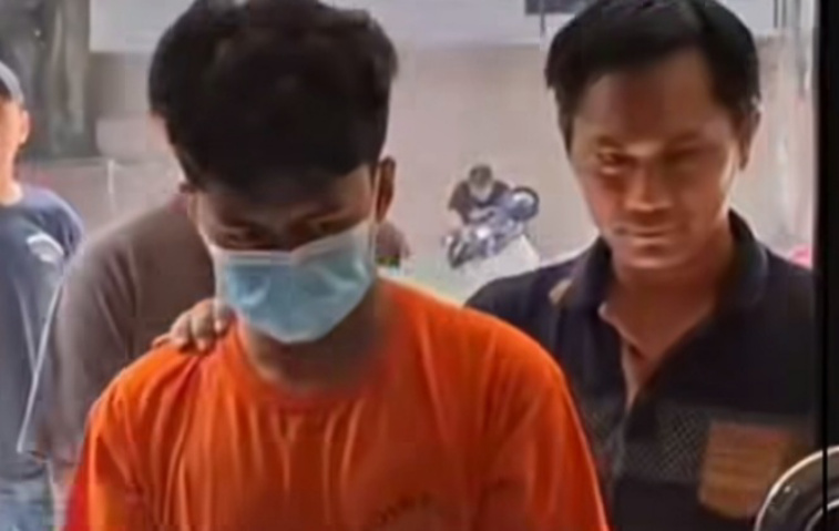 HRR tersangka teror bom di Depok. Foto : Ist