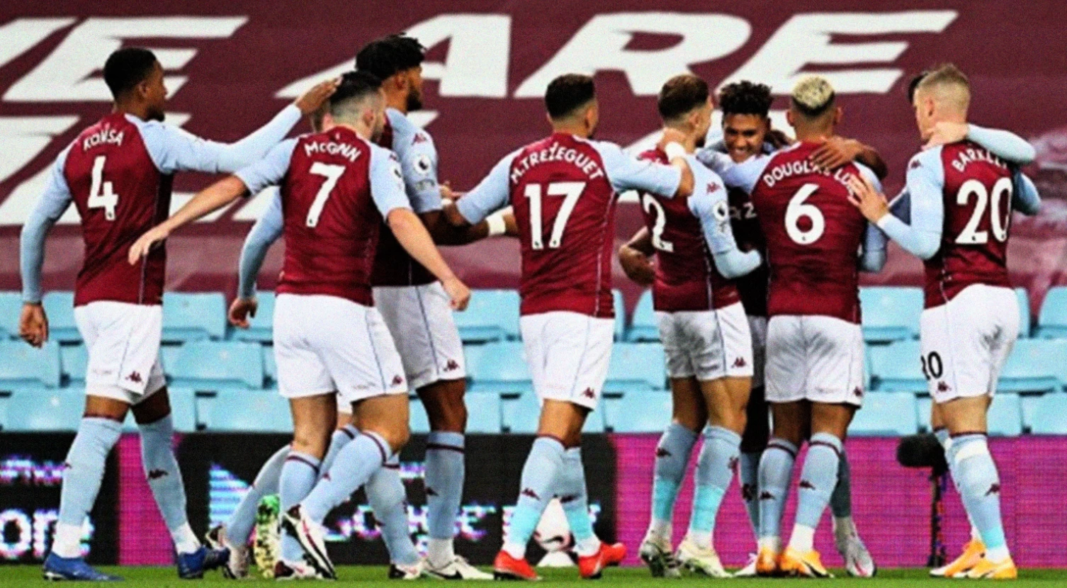 Skuad Aston Villa siap jamu MU. Foto : Ist