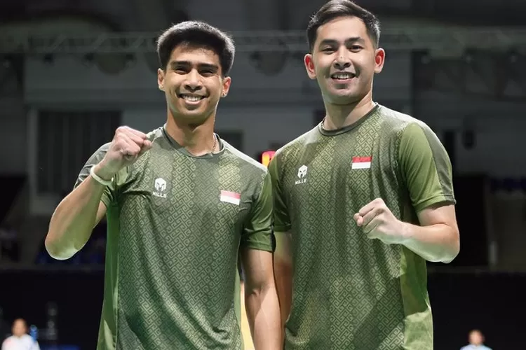 Final Tunggal Putra perorangan cabor bulutangkis SEA Games 2025 antara Alwi Farhan (kanan) dan Moh. Zaki Ubaidillah (kiri) dimenangkan Alfi Farhan. Foto :  Ist
