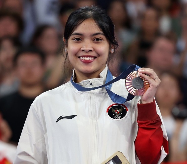 Atlet tunggal putri Gregoria Mariska. Foto : Ist