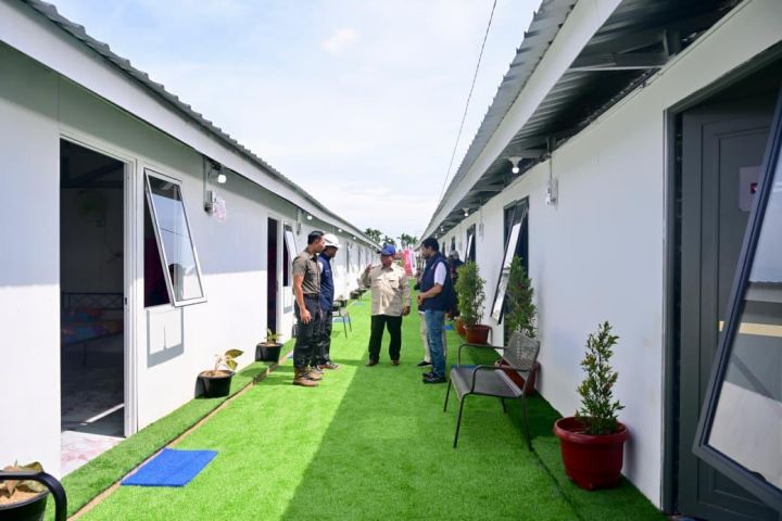 Rumah Hantura di Aceh Tamiang. Foto its
