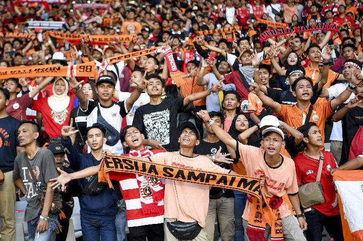 Suporter Persija The Jakmania. Foto : Ist