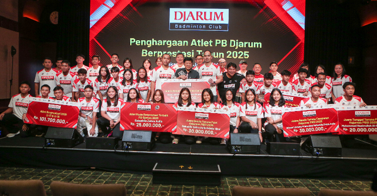 Djarum Foundation memberikan penghargaan kepada Atlet berprestadi di tahun 2025. Foto : Ist