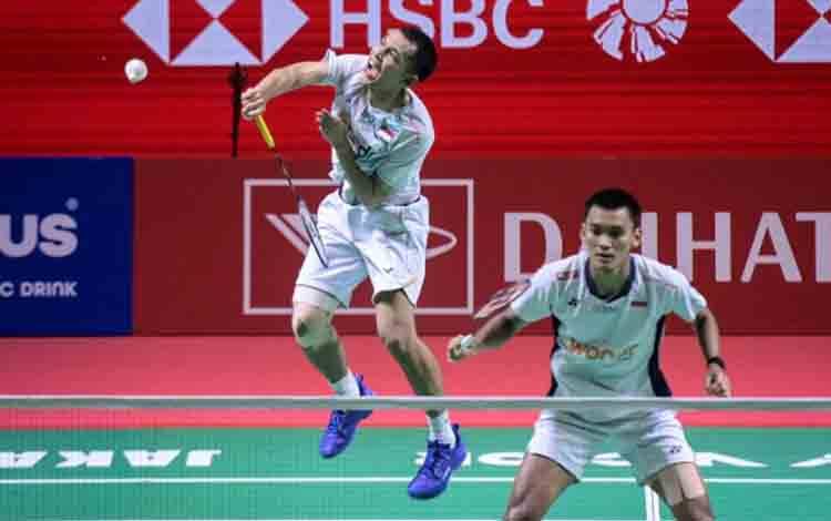 Ganda putra Indonesia Fajar/Fikri. Foto : Ist