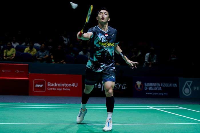 Tunggal putra wakil Indonesia Jonatan Christie. Foto : Ist