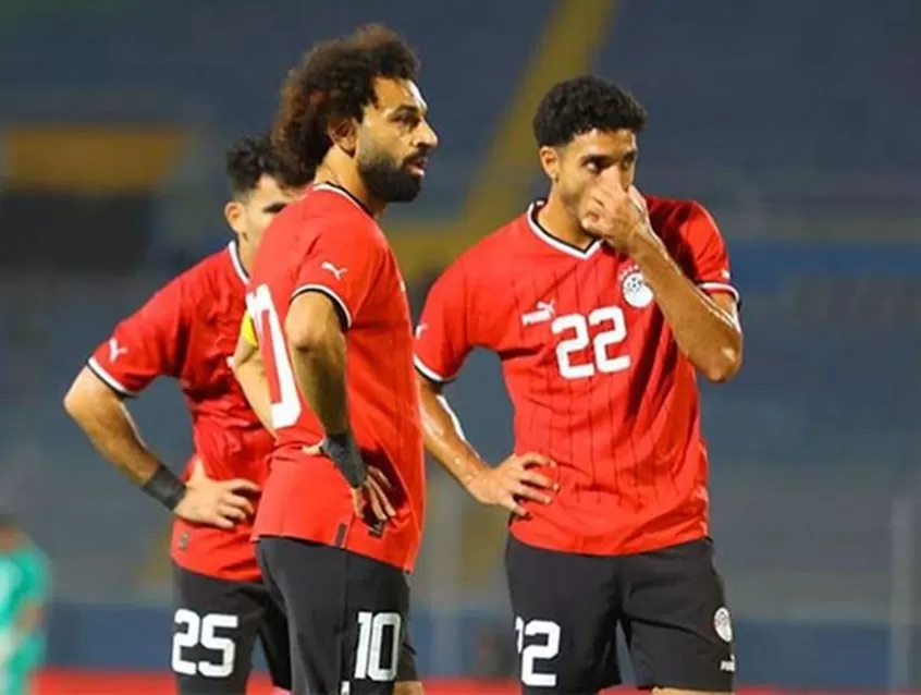 M Salah dsn skuad Mesir. Foto : Ist