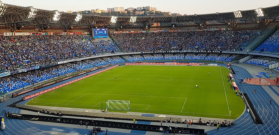 Markas Napoli Stadio Diego Armando Maradona. Foto : Ist