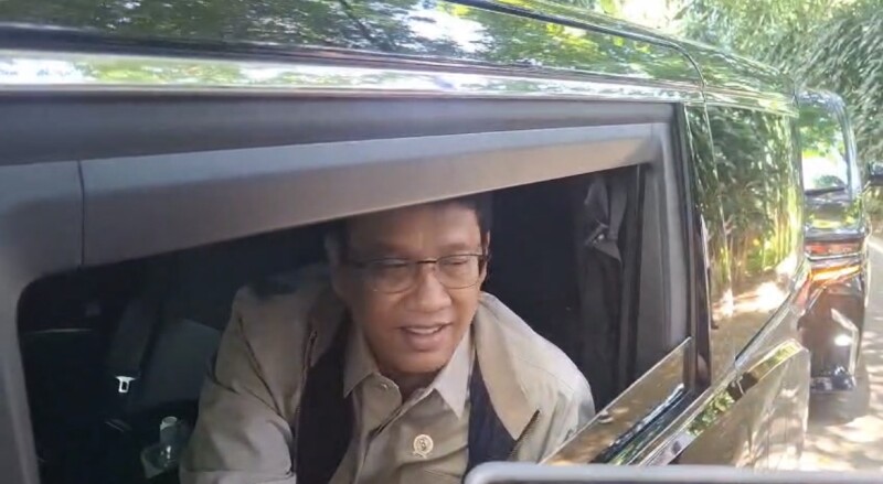 Menteri Keuangan Purbaya sudah tiba di Hambalang, Bogor. Foto : Ist