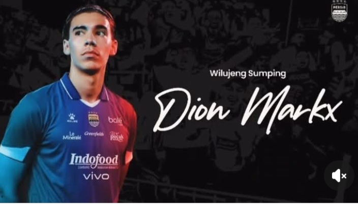 Pemain anyar Persib Bandung Dion Markx. Foto : Ist