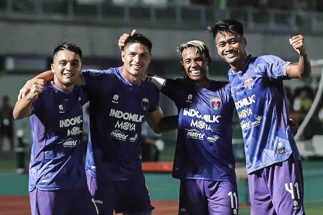 Skuad Persita siap hadang Bhayangkara FC di di Indomilk Arena, Minggu (24/1/2026). Foto : Ist