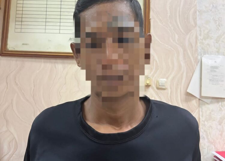 AS diamankan Aparat karena diduga melakukan penggelapan motor. Foto : Ist