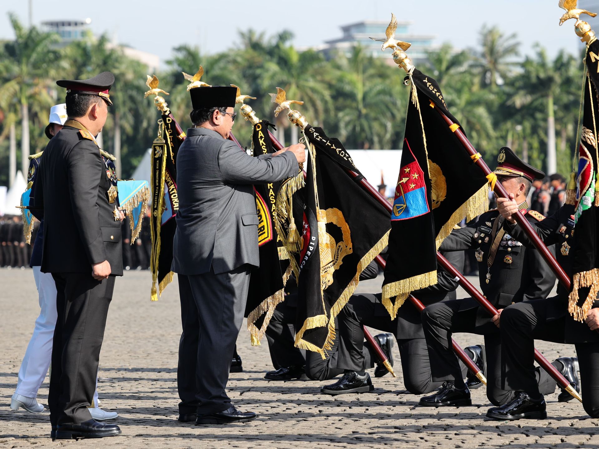 Presiden Prabowo pada acara HUT POLRI 2025. Foto : Ist