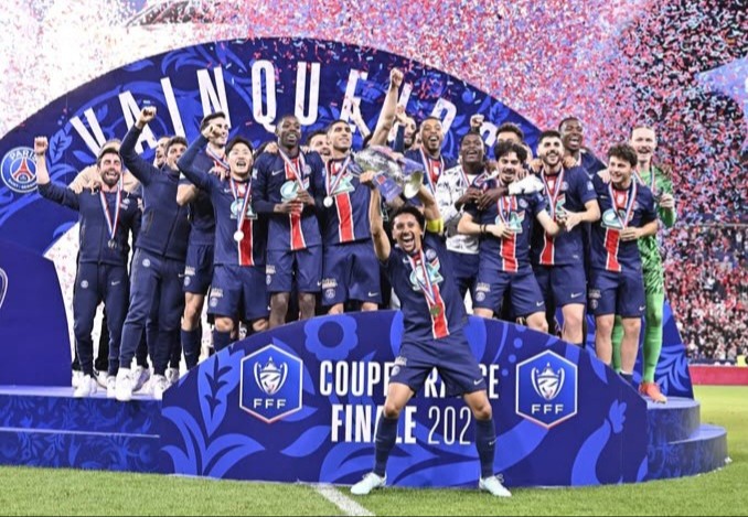 Selebrasi PSG. Foto : Ist