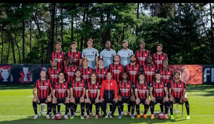 Skuad AC Milan. Foto : Ist