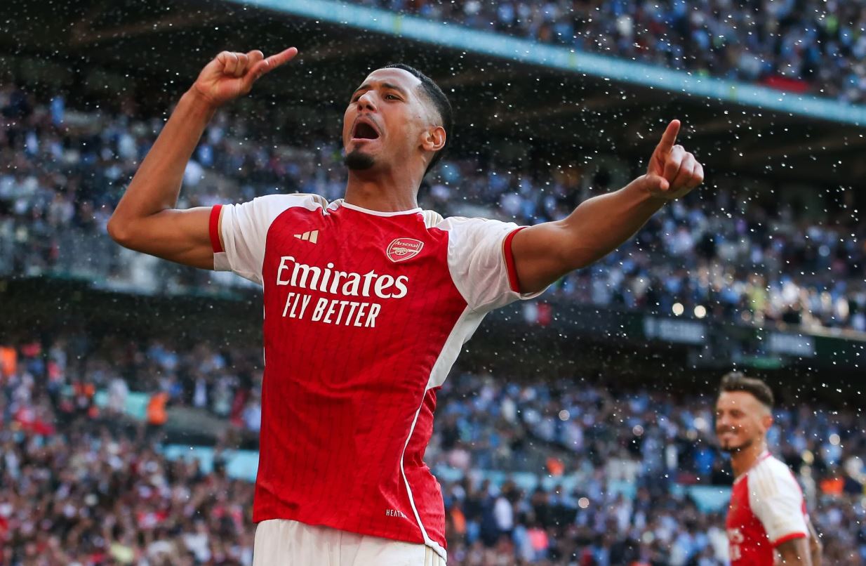 Pemain Arsenal yang beragama Islam William Saliba. Foto : Ist